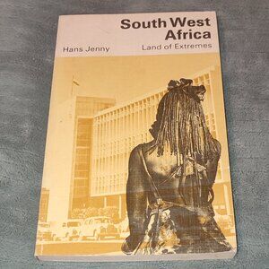 Book South West Africa Hans Jenny African History Ethnic Rare